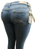 Women's Omega Skinny Stratch Jeans- Basic Rain 14