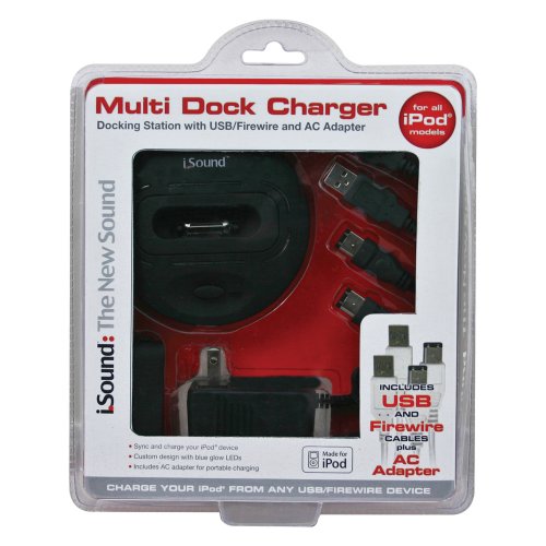 i.Sound Multi-Dock for iPod (Black)