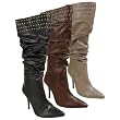 Anne Michelle by Journee Pointed Toe Stiletto Boot