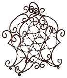 Black Iron Tabletop Wine Rack