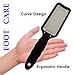 Powerful Colossal Foot Rasp Callus Remover with Premium Stainless Steel Larger Metal Surface Foot File Pedicure Tools,Pedi Perfect Foot Care for Wet and Dry Foot with Ergonomic Non-slip Handle,Black