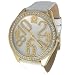 GUESS Women's White Leather Strap Watch