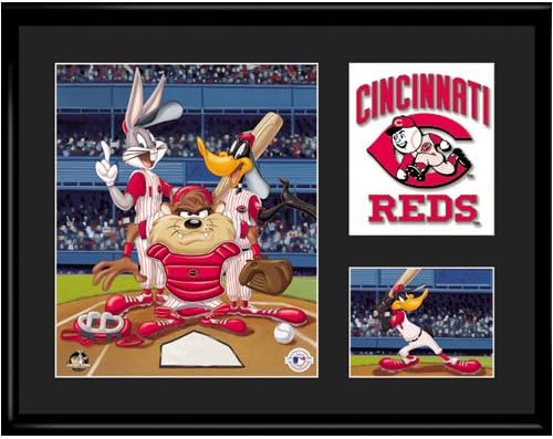 Cincinnati Reds MLB Limited Edition Lithograph Featuring The Looney Tunes As