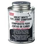 Oatey 31230 Pipe Joint Compound with PTFE with Brush, 4 fl.Ounce