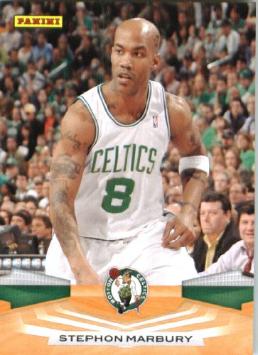 2009 /10 Panini NBA Basketball Card # 10 Stephon Marbury Boston Celtics Mint Condition- Shipped In A Protective ScrewDown Display Case!