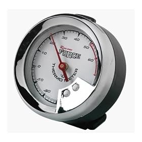 In Car Racing Sport Chrome Needle Thermometer With Blue Light