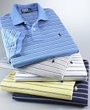 Polo Ralph Lauren Shirt, Striped Interlock Polo Shirt
