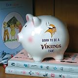 Minnesota Vikings Official 6"x5" Born To Be Piggy