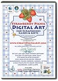 Strawberry Picnic Digital Art Cd Plus Video Tutorial