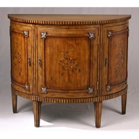 Traditional Style Antiqued Furniture - Entryway Foyer Console Table Cabinet LT-0065 by HF Gallery