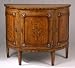Traditional Style Antiqued Furniture - Entryway Foyer Console Table Cabinet LT-0065