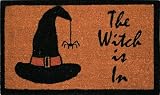 The Witch Is In Door Mat