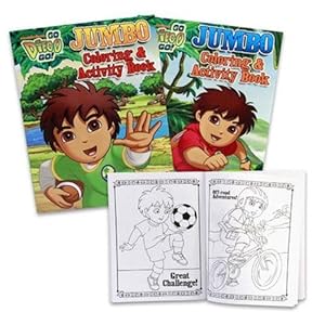 Amazon.com: Go Diego Go! Jumbo Coloring & Activity Book (Assorted, Art ...