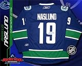 Markus Naslund Autographed/Hand Signed Vancouver Canucks Blue Reebok Premier Jersey