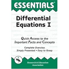 Differential Equations: v.1: Vol 1 (Essential Series)