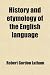 History and etymology of the English language