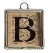 Upper/Lower Case Monogram Necklace - B Upper/Lower Case Monogram Necklace - B