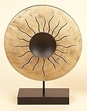 Wood Round Sculpture Table Decor 15