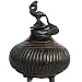 Ideas for Gifts - Metal Craft Unique Handmade Indian Artifacts 3.5 x 4.5 inches (inkpot015)