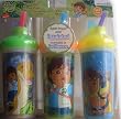 Munchkin Go Diego Go Insulated Spill Proof Straw Cups 3/Pk -Boys