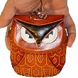 A Genuine Leather Coin/change Purse, Mini Wristlet Bag, Owl Design,100% Hand-made,cute !!!