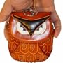 A Genuine Leather Coin/change Purse, Mini Wristlet Bag, Owl Design,100% Hand-made,cute !!!
