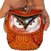 A Genuine Leather Coin/change Purse, Mini Wristlet Bag, Owl Design,100% Hand-made,cute !!!
