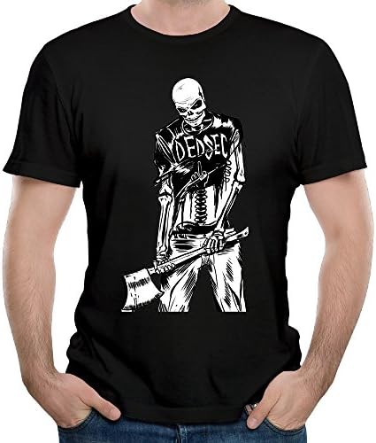 Watch Dogs 2 Dedsec Skeleton Men's Crew-Neck T Shirts