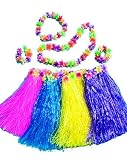 Child Pink Hula Skirt Set