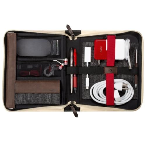 Twelve South BookBook Travel Journal - Carry Your iPad and Everything Else in One Compact Case