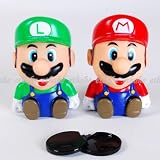 Super Mario Bros. Figure Coin Case Piggy Bank 2pcs
