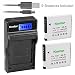 Kastar Battery (X2) & SLIM LCD Charger for Canon NB-8L, NB8L, CB-2LAE and Canon PowerShot A2200, PowerShot A3000 IS, PowerShot A3100 IS, PowerShot A3200 IS, PowerShot A3300 IS Cameras