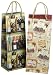 Caspari Wine Bottle Bags, Two Designs, Set of 12