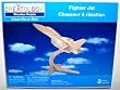 Creatology Wooden 3D Puzzle, Fighter Jet - 9.25 Inches Long (1 Each)