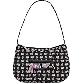 Vera Bradley Pink Elephant Hobo Bag