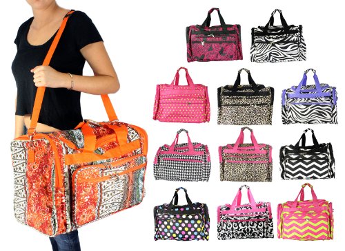 Enimay Women's Duffel Luggage Tote Gym Bag (Many Colors Available)