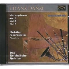 Franz Danzi: Klavierquintette op. 41 / 53 / 54
