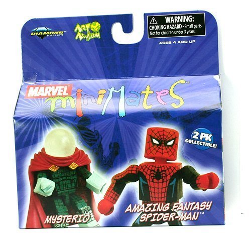  Marvel Minimates 2Pk Collectible Figures - Mysterio Vs. Amazing Fantasy Spider-Man
