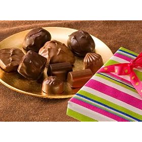 Helen Grace Chocolates, Sugar-Free Assorted Milk & Dark Chocolates, 8 oz. Gift Box