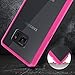 Note 7 Case, LK [Air Hybrid] Ultra Slim Shockproof [Crystal Clear] Back Protective Case + TPU Bumper Cover for Samsung Galaxy Note 7 (Hot Pink)