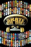 Skateboard Or Die Collage Art Poster Print 24x36 Collections Poster Print, 24x36 Sports Poster Print, 24x36