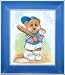 Sports Bear Baseball Star - Childrens Wall Art, Kids Wall Art, Nursery Wall Art