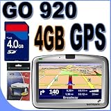 TomTom GO 920 Portable GPS Vehicle Navigation System w/ 4.3 LCD and Bluetooth (1M00980) 4GB SD / HC Secure Digital Memory Card BigVALUEInc Accessory Saver Bundle