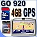 TomTom GO 920 Portable GPS Vehicle Navigation System w/ 4.3 LCD and Bluetooth (1M00980) 4GB SD / HC Secure Digital Memory Card BigVALUEInc Accessory Saver Bundle