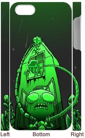 Hot Fever Cartoon Invader Zim Iphone 5 Case Cover Faceplate Protector Accessory