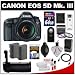 Canon EOS 5D Mark III Digital SLR Camera with EF 24-105mm L IS USM Lens with 64GB Card + 2 Batteries & Charger + Grip + 3 Filters + HDMI Cable + Accessory Kit