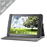 Acase (TM) Asus Eee Pad Transformer Vintage Leather Case for Asus Eee Pad Transformer 10.1-Inch TF101 Android Tablet Wi-Fi 16GB, 32GB (BLACK)