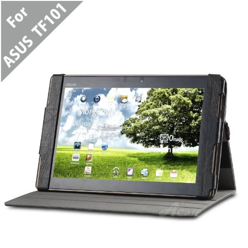  Acase (TM) Asus Eee Pad Transformer Vintage Leather Case for Asus Eee Pad Transformer 10.1-Inch TF101 Android Tablet Wi-Fi 16GB, 32GB (BLACK)
