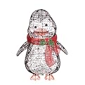 70LT GLITTER WIRE PENGUIN - 26