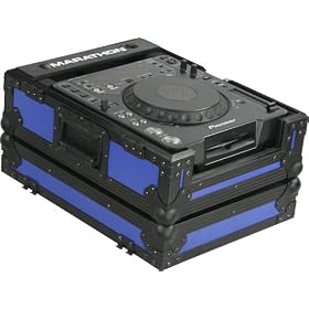 Marathon Flight Ready MA-CDJblkblue Blue Black Series Case for Pioneer CDJ1000/CDJ800, Denon Dn-S3500/Dn-S3700, and Large Format CD/Digital Turntables